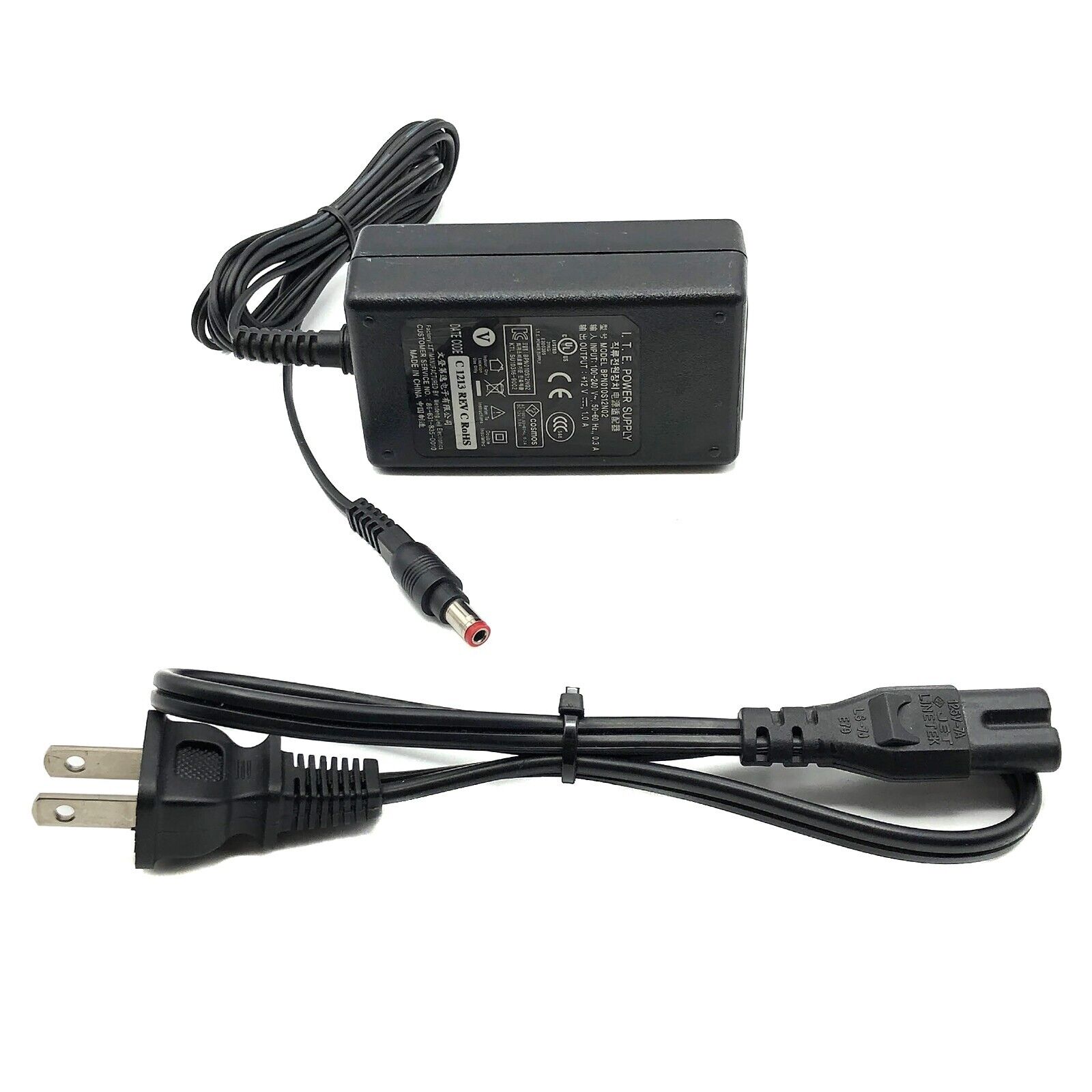 *Brand NEW*I.T.E BPN010S12N02 12V 1.0A AC ADAPTER Power Supply - Click Image to Close